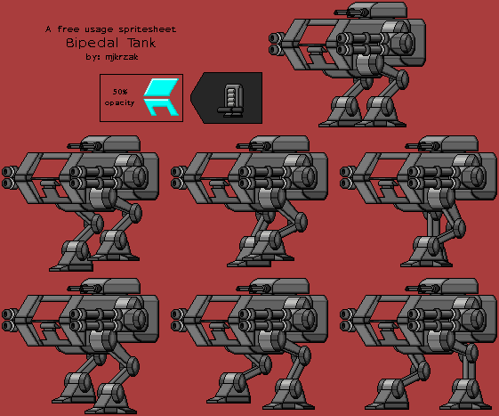 Bipedal Tank by mjkrzak.