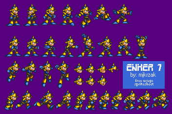 Enker Mega Man 7 style by mjkrzak.